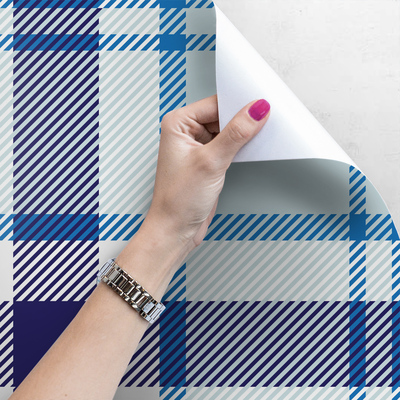 Tapisserie murale À carreaux