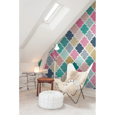 Tapisserie murale Tombez amoureux de la couleur