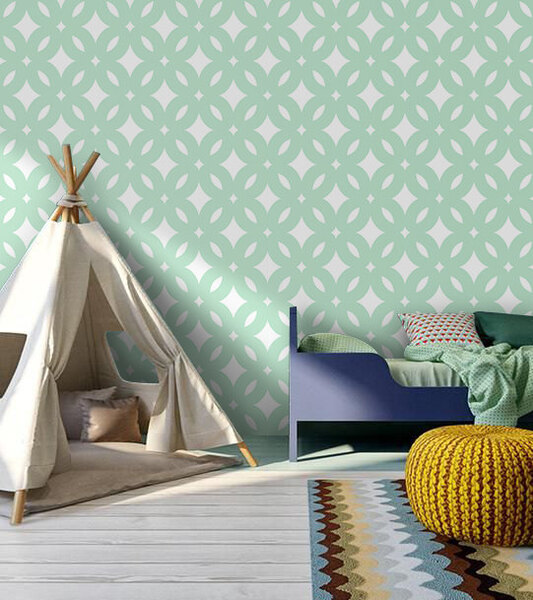 Tapisserie murale Ornement Céladon