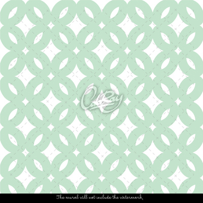 Tapisserie murale Ornement Céladon