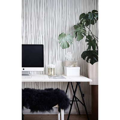 Papier peint adhésif Lianes ondulantes