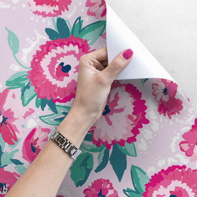 Papier peint adhésif Fantaisie florale