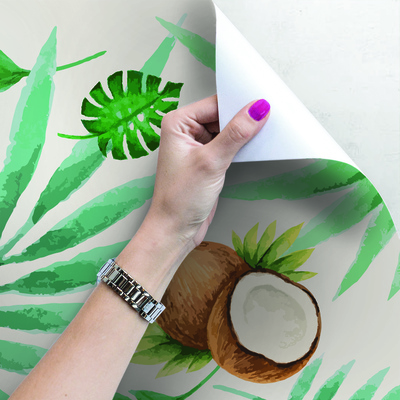 Papier peint adhésif Cocotier