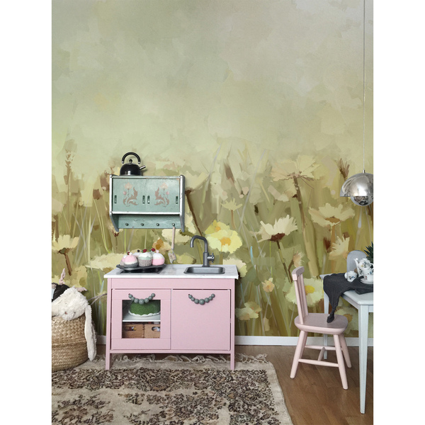 Papier peint Matin brumeux dans la prairie