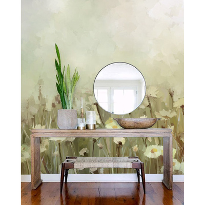 Papier peint Matin brumeux dans la prairie