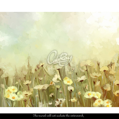 Papier peint Matin brumeux dans la prairie