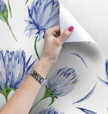 Papier peint adhésif Une prairie pleine d'Habras