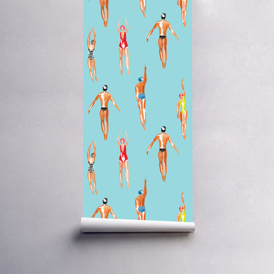 Papier peint adhésif Compétition de natation