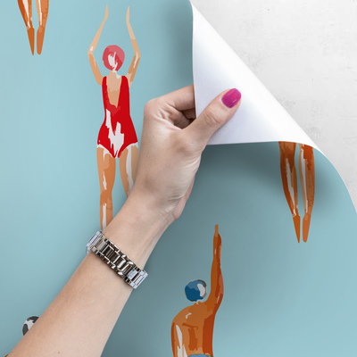 Papier peint adhésif Compétition de natation