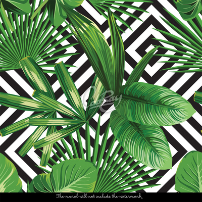 Tapisserie panoramique Mosaïque classique