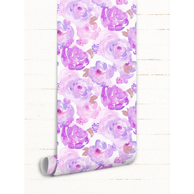 Papier peint adhésif Aujourd'hui, le violet règne