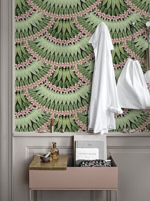 Papier peint Éventail de feuilles