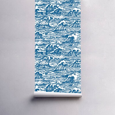 Papier peint Tempête sur la mer des contes de fées