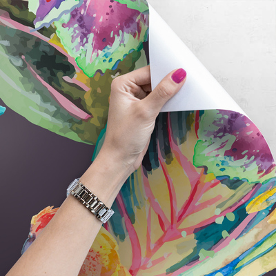 Papier peint adhésif Perroquets arc-en-ciel