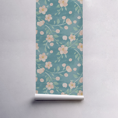 Tapisserie murale Fleurs subtiles