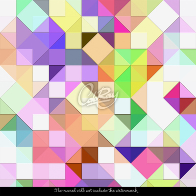 Papier peint adhésif Folie colorée