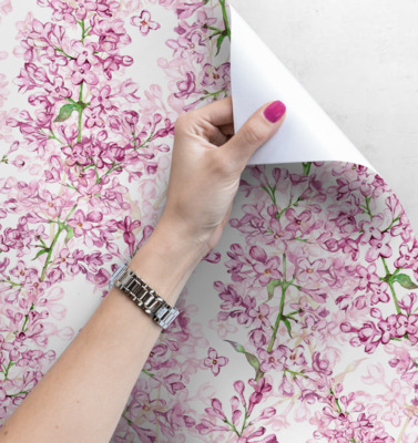 Papier peint adhésif Lilas parfumé