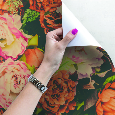 Tapisserie murale Moments d'automne préservés dans les fleurs