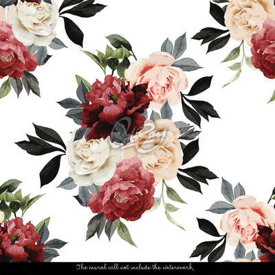 Papier peint adhésif Vallée des Roses