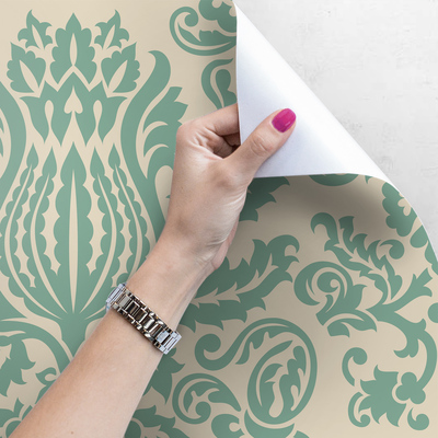 Papier peint adhésif Fantaisie à la menthe