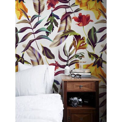 Tapisserie murale Végétation tropicale colorée