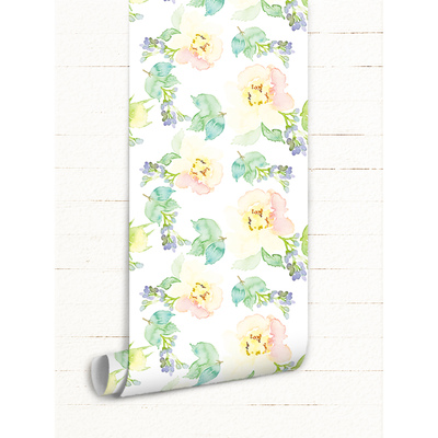 Tapisserie panoramique Mode aquarelle