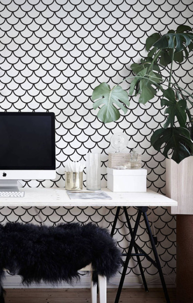 Papier peint Écailles de poisson