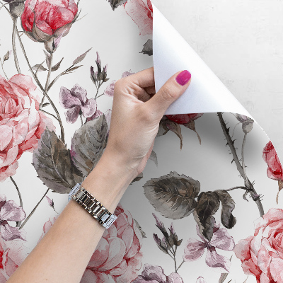 Tapisserie murale Roses amoureuses