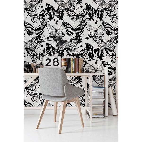 Papier peint Papillons d'encre