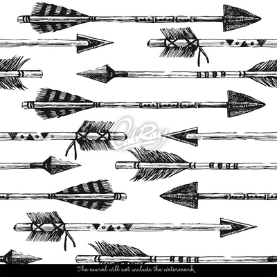 Tapisserie murale Eh bien, c'est une flèche