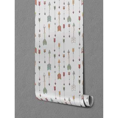 Papier peint panoramique Flèches indiennes colorées