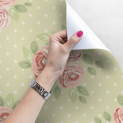 Papier peint Apaisant parmi les roses