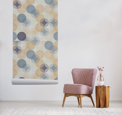 Tapisserie panoramique Bulles de savon