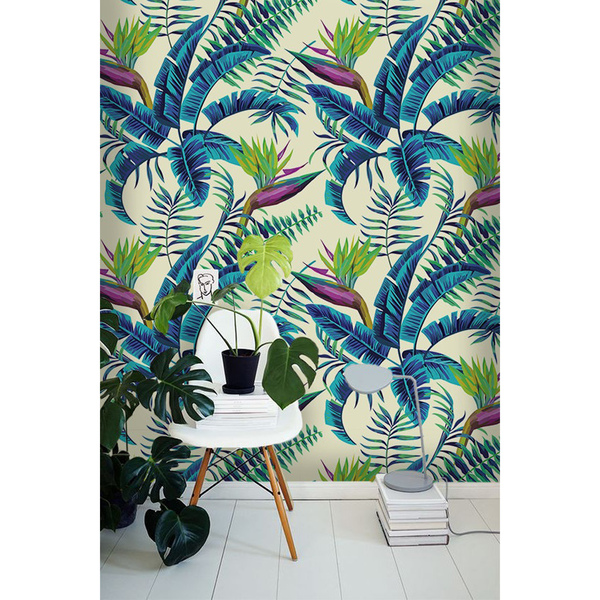 Papier peint panoramique Tropiques colorés