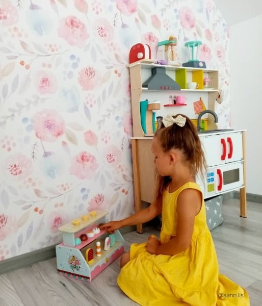 Tapisserie murale Roses roses