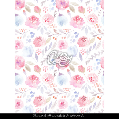 Tapisserie murale Roses roses