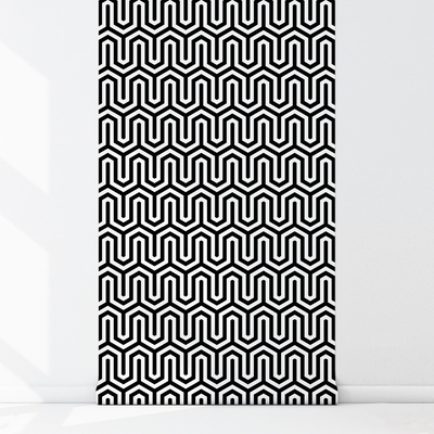 Tapisserie murale Dans le labyrinthe en zigzag