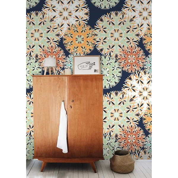 Tapisserie panoramique Folie colorée des couleurs