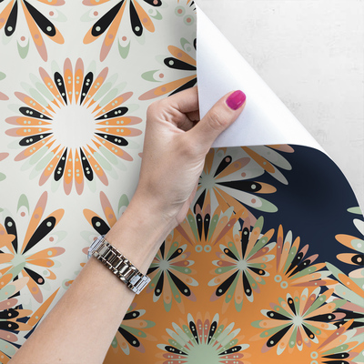 Tapisserie panoramique Folie colorée des couleurs