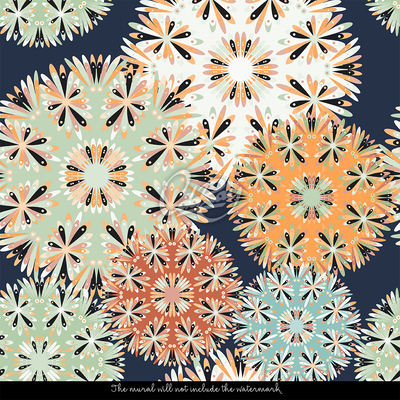 Tapisserie panoramique Folie colorée des couleurs