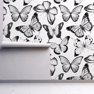 Papier peint panoramique Pensez comme des papillons