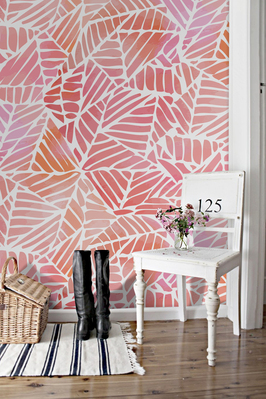 Tapisserie murale Vitrail du matin