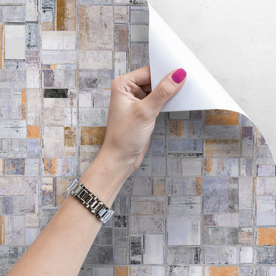 Tapisserie murale Ce mur est-il carrelé ?