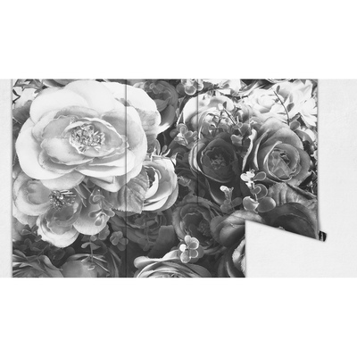 Tapisserie panoramique Un énorme bouquet de fleurs