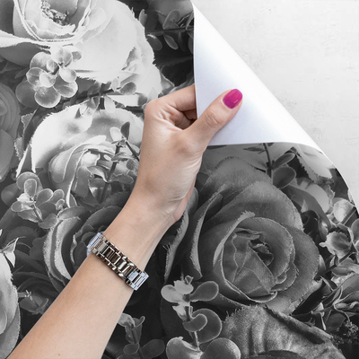 Tapisserie panoramique Un énorme bouquet de fleurs