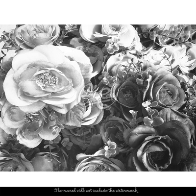 Tapisserie panoramique Un énorme bouquet de fleurs