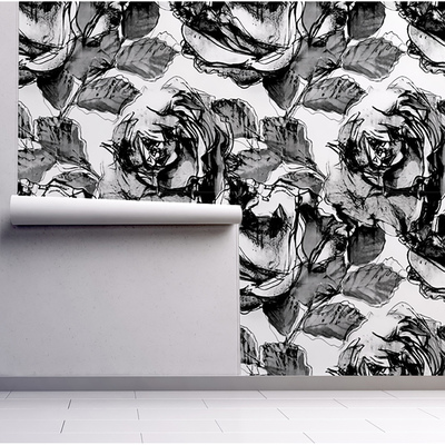 Tapisserie murale Roses en papier