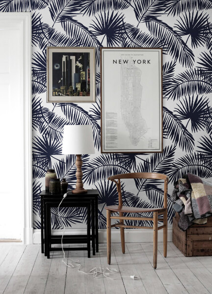 Papier peint panoramique À l'ombre des palmiers