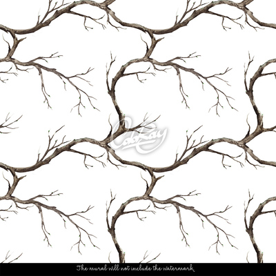 Tapisserie murale Comme un arbre sans feuilles.