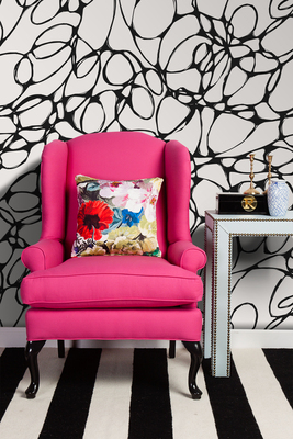 Tapisserie panoramique Graphiques de folie